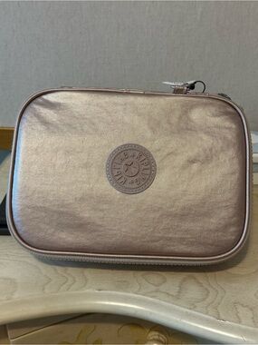 Kipling 100 Pens Metallic School Pencil Case With Zipper Compartment